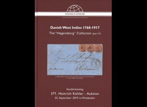 371. Heinrich Köhler-Auktion (Sept. 2019): Danish West-Indies 1768-1917 (II)