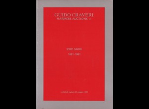 Guido Craveri: Auktion 22.5.1993: STATI SARDI 1851–1861