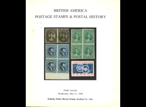 Sotheby 21.5.1980: British America. Postage Stamps & Postal History