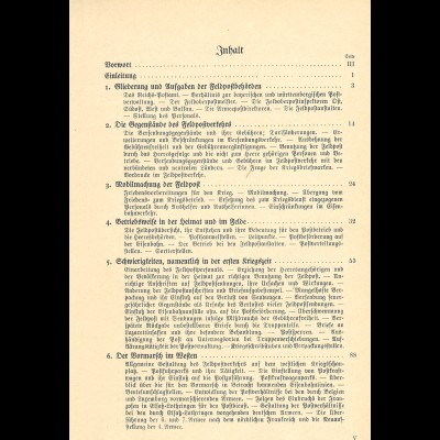 Karl Schracke: Geschichte der deutschen Feldpost im Kriege 1914/18 (1921)