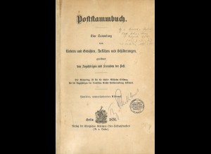 Poststammbuch (2. Auflage 1876)
