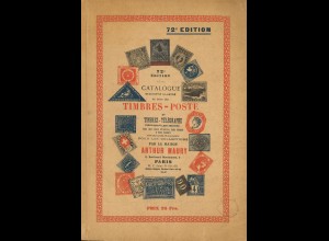 Arthur MAURY: Catalogue ... des Timbres-Poste (72. Edition 1936)