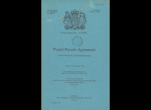 Universal Postal Union: Postal Parcels Agreement., Tokyo, 14 November 1969
