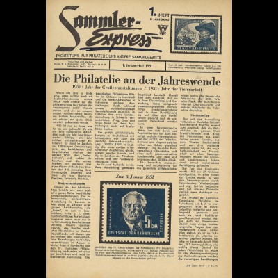 Sammler-Express, Jahrgang 1951