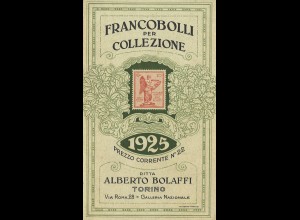 Alberto Bolaffi: Francobolli per Collezione (1925)
