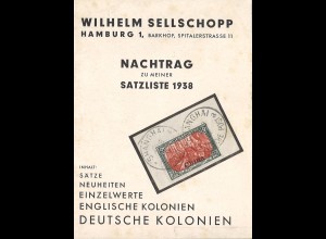 6 verschiedene Preislisten/Flyer (ab 1922)