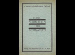 Hermann Vielguth: Preis-Normalien für Postmarken (ca. 1920er-Jahre?)