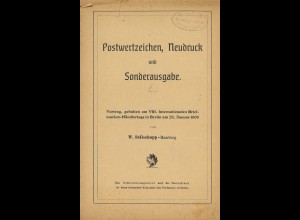 Wilhelm Sellschopp: Postwertzeichen, Neudruck und Sonderausgabe (1909)