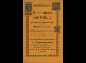 Briefmarkenausstellung verbunden mit phil. Jugend-Wettbewerb 1910