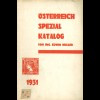 Edwin Müller: 3 Österreich-Kataloge (1927–1936)