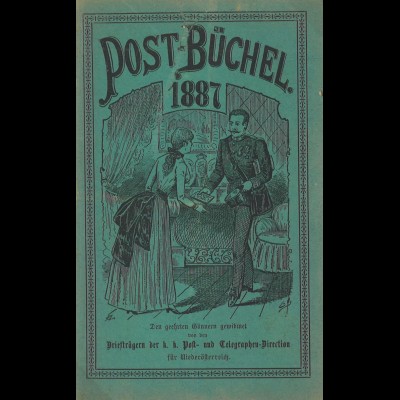 ÖSTERREICH: Postbüchel 1887 - 2 verschiedene