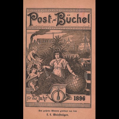 ÖSTERREICH: Postbüchel 1896 - 3 verschiedene