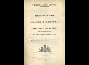 Staats-/Postvertrag zwischen England und Frankreich (1852)