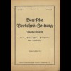 Monatsblätter für Post und Telegraphie (Nr. 1/1900) + Deutsche Verkehrs-Zeitung