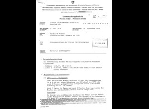 Fluoreszenz-Problematik (Dokumente 1979–1992)