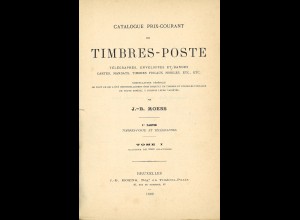 Jean-Baptiste Moens: Catalogue Prix-Courant de Timbres-Poste (1892) - Broschur