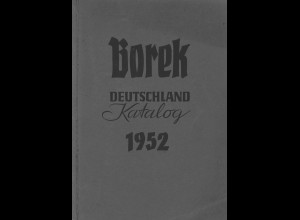 Borek Deutschland Katalog 1952