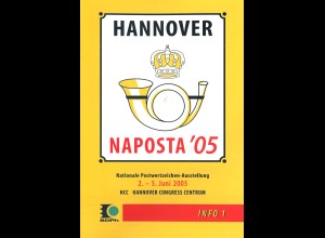 Kataloge etc. zur (Inter-)nationalen Ausstellung NAPOSTA 05 Hannover