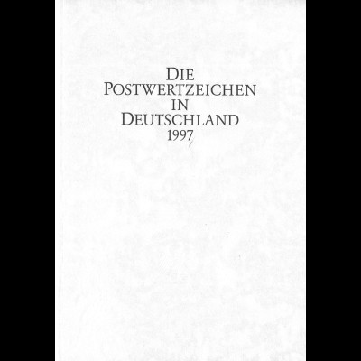 Die Postwertzeichen der Bundesrepublik Deutschland (Jahrbuch 1997)