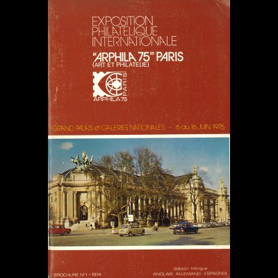 ARPHILA 75 PARIS - Internationale Ausstellung der Philatelie