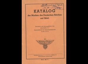 G. Kobold: Katalog der Marken des Deutsches Reiches auf Brief (1943)
