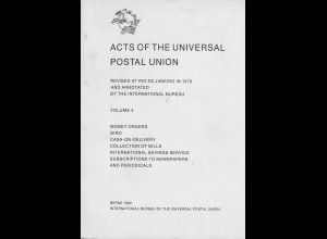 Acts of the Postal Union, revised at Rio de Janeiro in 1979 (Bern 1980)