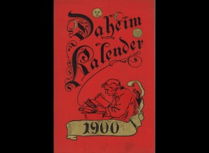 Daheim Kalender 1900