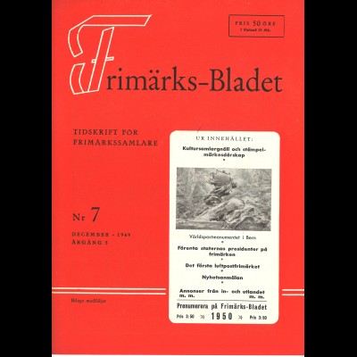 DÄNEMARK: Frimärks-Bladet 1945–1954) 