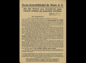 Verein Centralbibliothek für Blinde e.V. (1916)