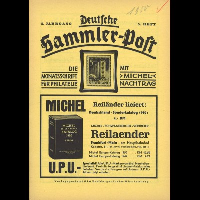 Mergentheimer Sammler-Post (später "Deutsche Sammler-Post)
