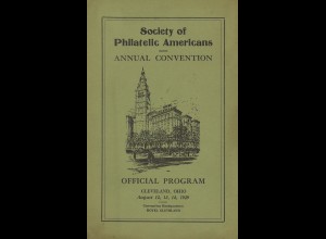 Annual Convention der Society of Philatelic Americans 1929
