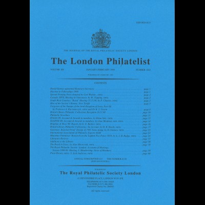 LONDON PHILATELIST (Jahrgang 1999 kpl. = 10 Hefte)