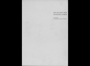 Die Kunst der kleinen Form (3 Vroschüren des Kunstbeirates der DBP 1959/60