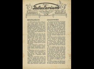 Reflex: Tabularium (1921)