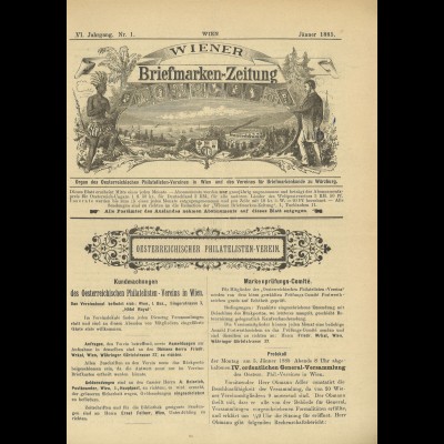 Wiener briefmarken-Zeitung (1885–1892)