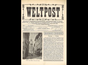 WELTPOST (hrsg. in Zürich, ab 1908)
