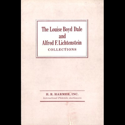The Louise Boyd Dale and Alfred F. Lichtenstein Collections compl.