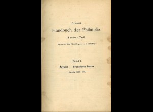Carl Lindenberg	Großes Handbuch der Philatelie (Band 1: A–F) 
