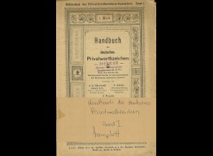 A. E. Glasewald: Handbuch der deutschen Privatpostwerthzeichen, Band I komplett