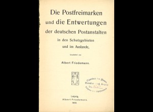 Albert Friedemann/Gebr. Senf: Zwei Handbücher (1903/1908)