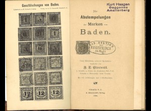 A. E. Glasewald: Die Abstempelungen von Baden (1898)