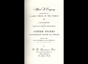 H. R. Harmer	The Caspary Collection – United States (1955–1957)