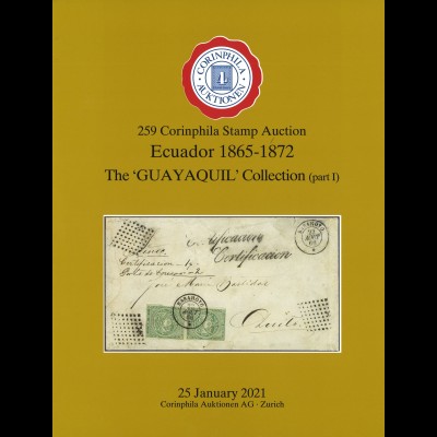 259. Corinphila-Auktion, 25.1.2021: Ecuador 1865-1872
