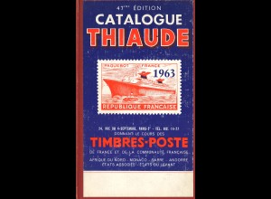 Catalogue Thiaude: Timbre Postes de France (47. Aufl. 1962)
