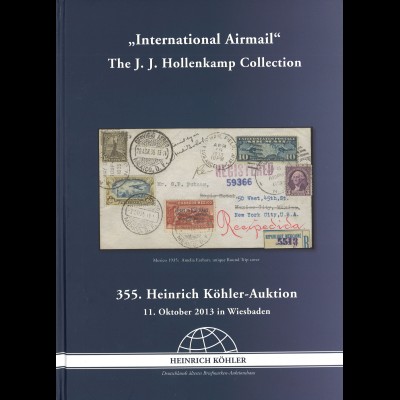 355. Heinrich Köhler-Auktion, 11.10.2013: "International Airmail"