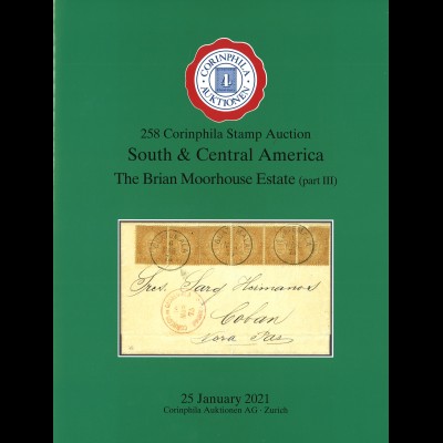 258. Corinphila-Auktion, 25.1.1021: South & Central America