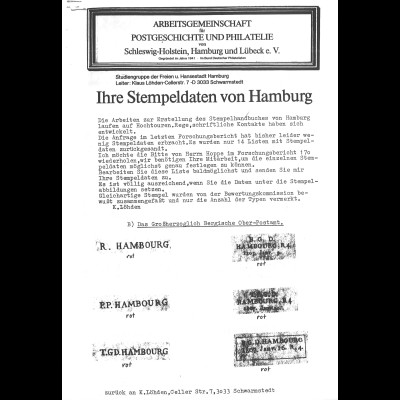 K. Löhden: Ihre Stempeldaten von Hamburg
