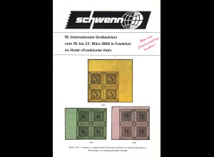 Katalog der 18. Int. Schwenn-Großauktion vom März 1969