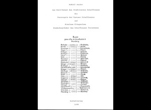 Rudolf Jezler: Das Post-Patent des Stadtstaates Schaffhausen ...(1978)