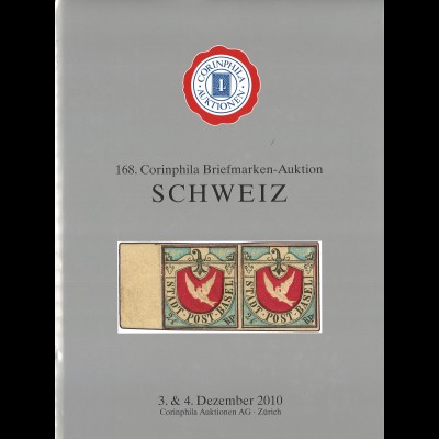 3.-4.12.2010: 168. Corinphila-Auktion: - Schweiz